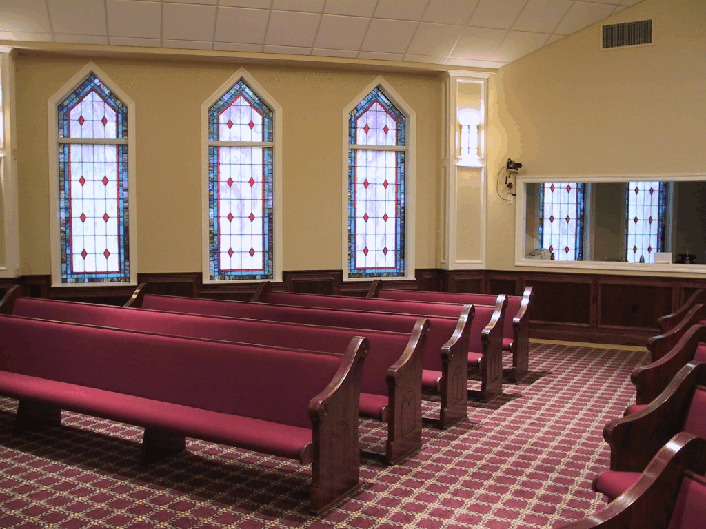 church pews