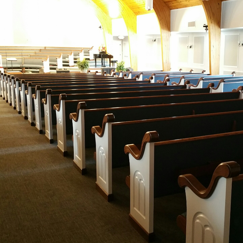 church pews